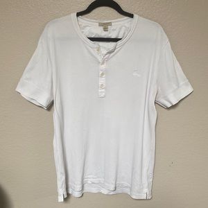Burberry XL white henley